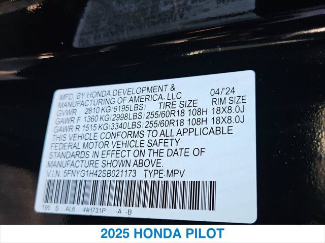 Certified 2025 Honda Pilot EX-L image 26