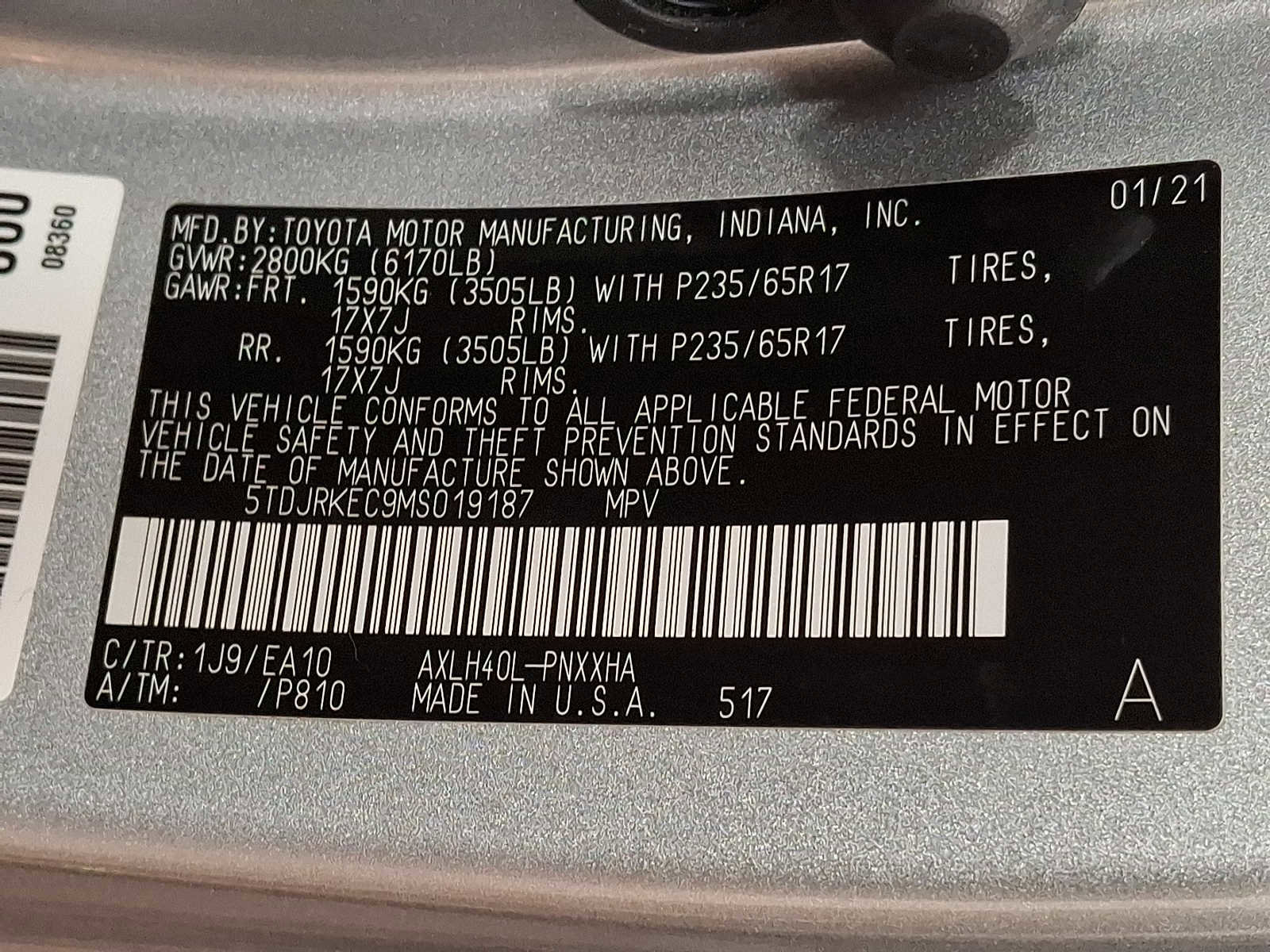 Used 2021 Toyota Sienna XLE w/ XLE Plus Package image 26