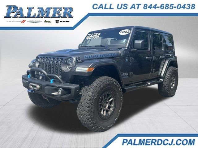 Used 2022 Jeep Wrangler Unlimited Rubicon 4xe w/ Steel Bumper Group AWD/4WD video 1