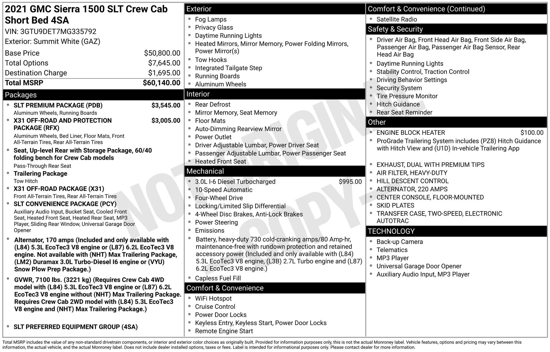 Used 2021 GMC Sierra 1500 SLT w/ SLT Premium Package image 30