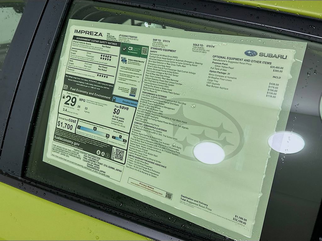 New 2026 Subaru Impreza RS image 12