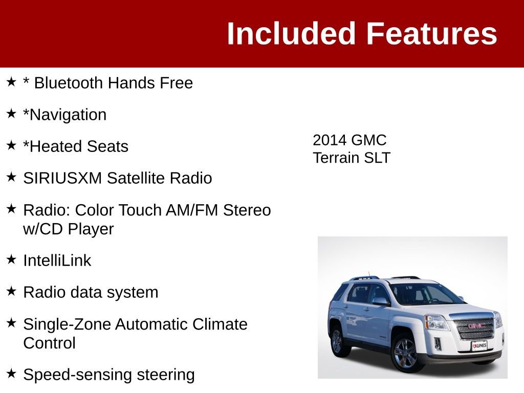 Used 2014 GMC Terrain SLT FWD image 3