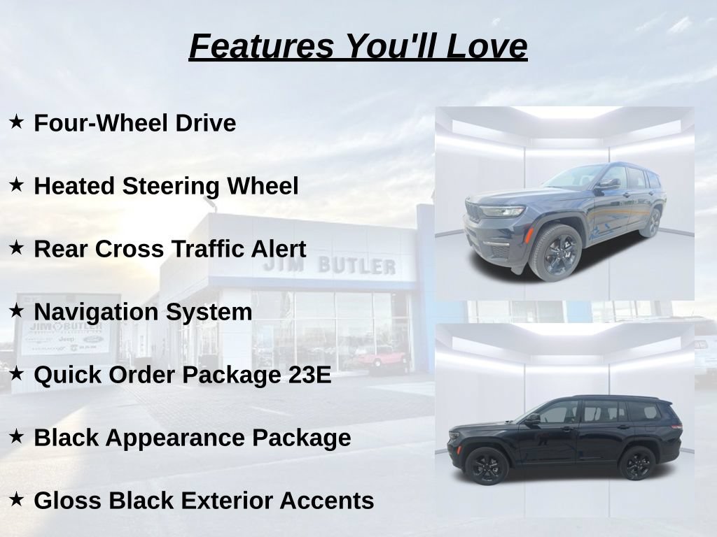 Used 2024 Jeep Grand Cherokee L Limited w/ Black Appearance Package AWD/4WD image 22