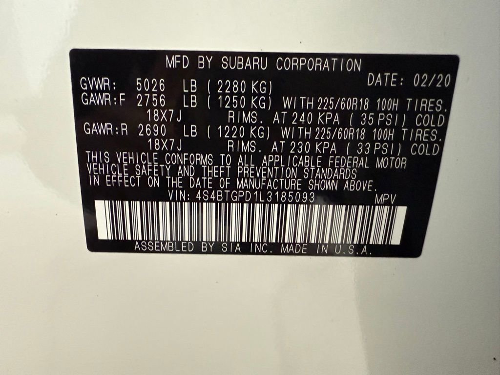 Used 2020 Subaru Outback Touring XT image 23