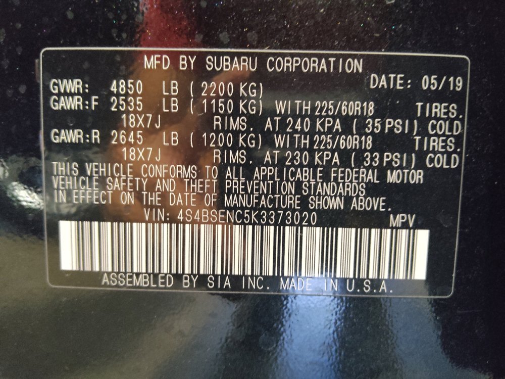 Used 2019 Subaru Outback 3.6R Limited AWD/4WD image 33