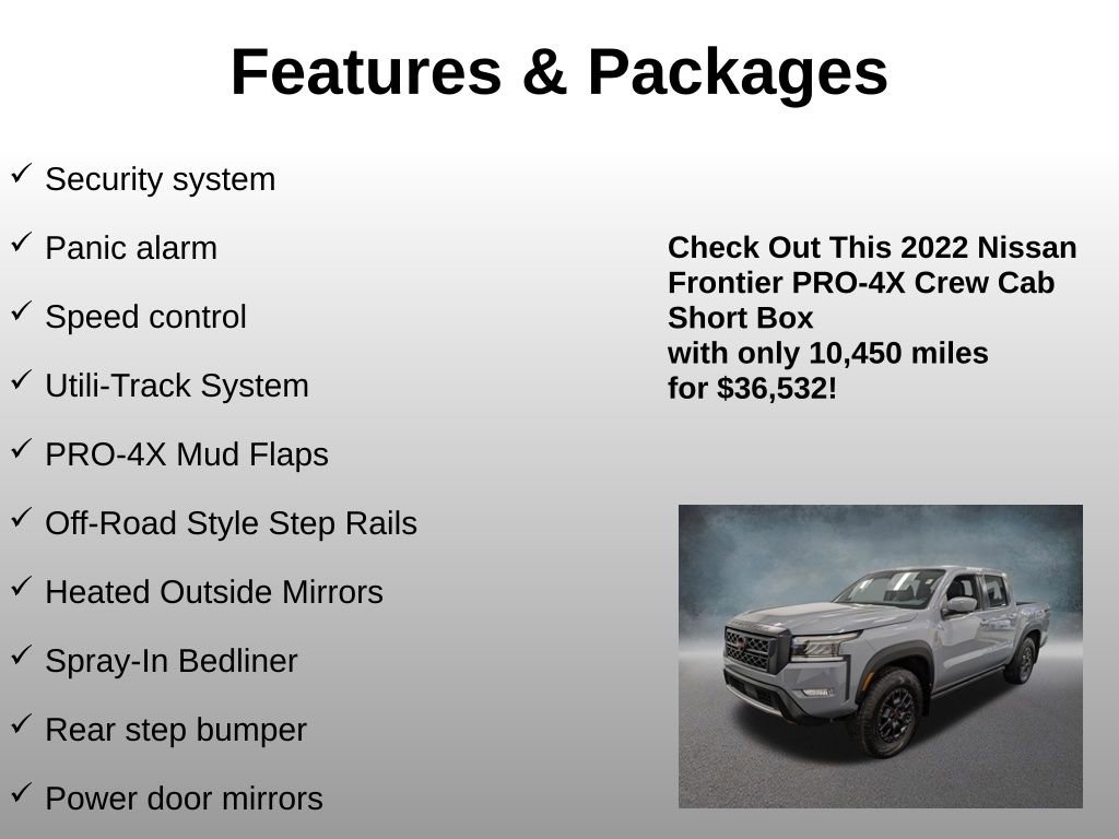 Used 2022 Nissan Frontier PRO-4X w/ Pro-4X Premium Package image 14