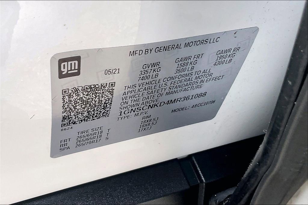 Used 2021 Chevrolet Tahoe LT RWD image 16