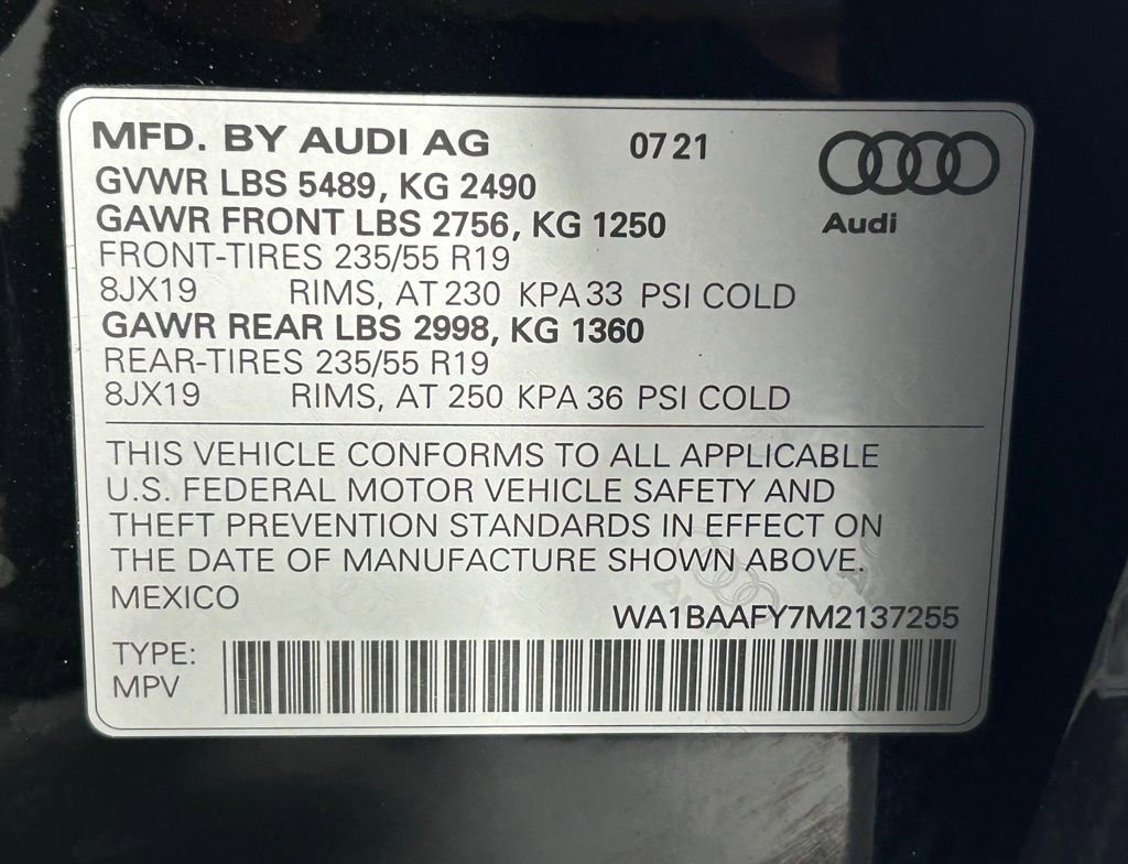 Used 2021 Audi Q5 2.0T Premium Plus w/ Premium Plus Package image 38