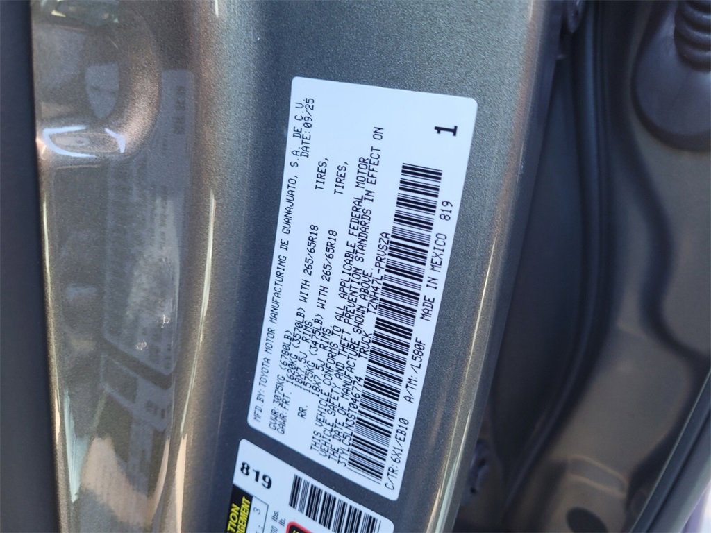 New 2025 Toyota Tacoma Limited image 15