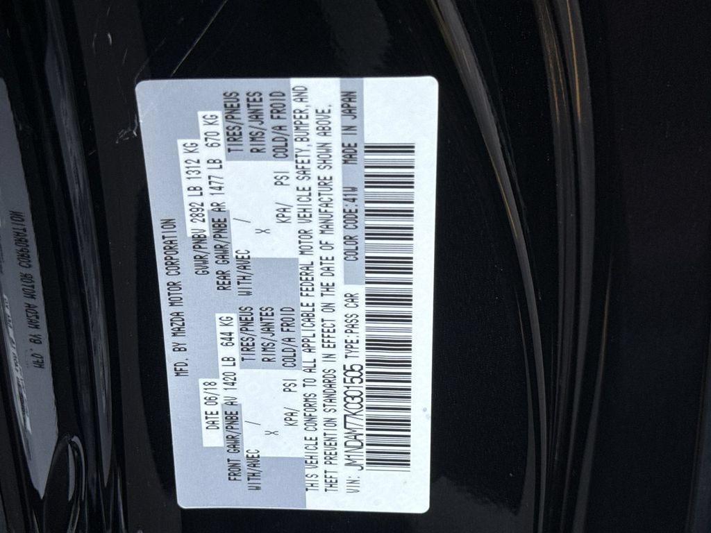 Used 2019 MAZDA MX-5 Miata RF Grand Touring RWD image 25