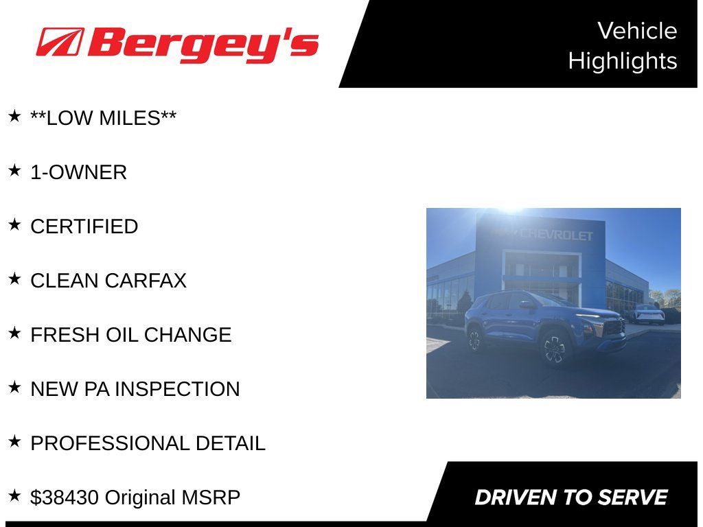 Certified 2025 Chevrolet Equinox ACTIV w/ Safety and Technology Package AWD/4WD image 4