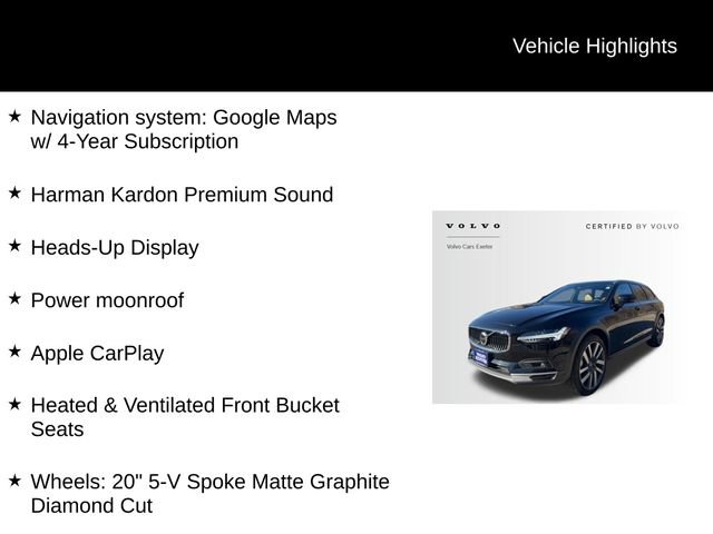 Certified 2025 Volvo V90 B6 Cross Country Ultra AWD/4WD image 5