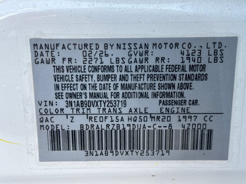 New 2026 Nissan Sentra SR w/ SR Premium Package FWD image 30