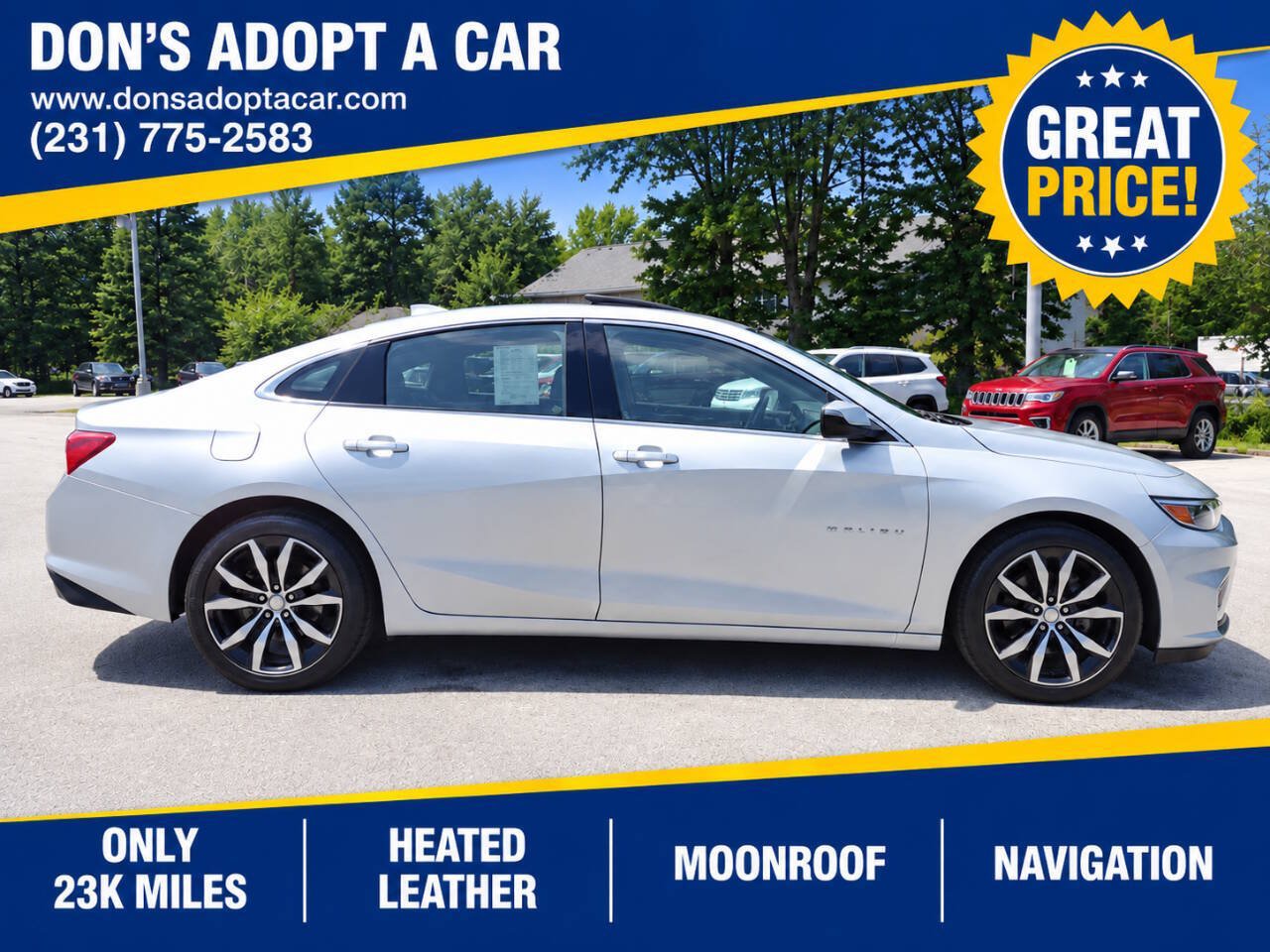 Used 2018 Chevrolet Malibu LT w/ Leather Package w/ True North Edition
