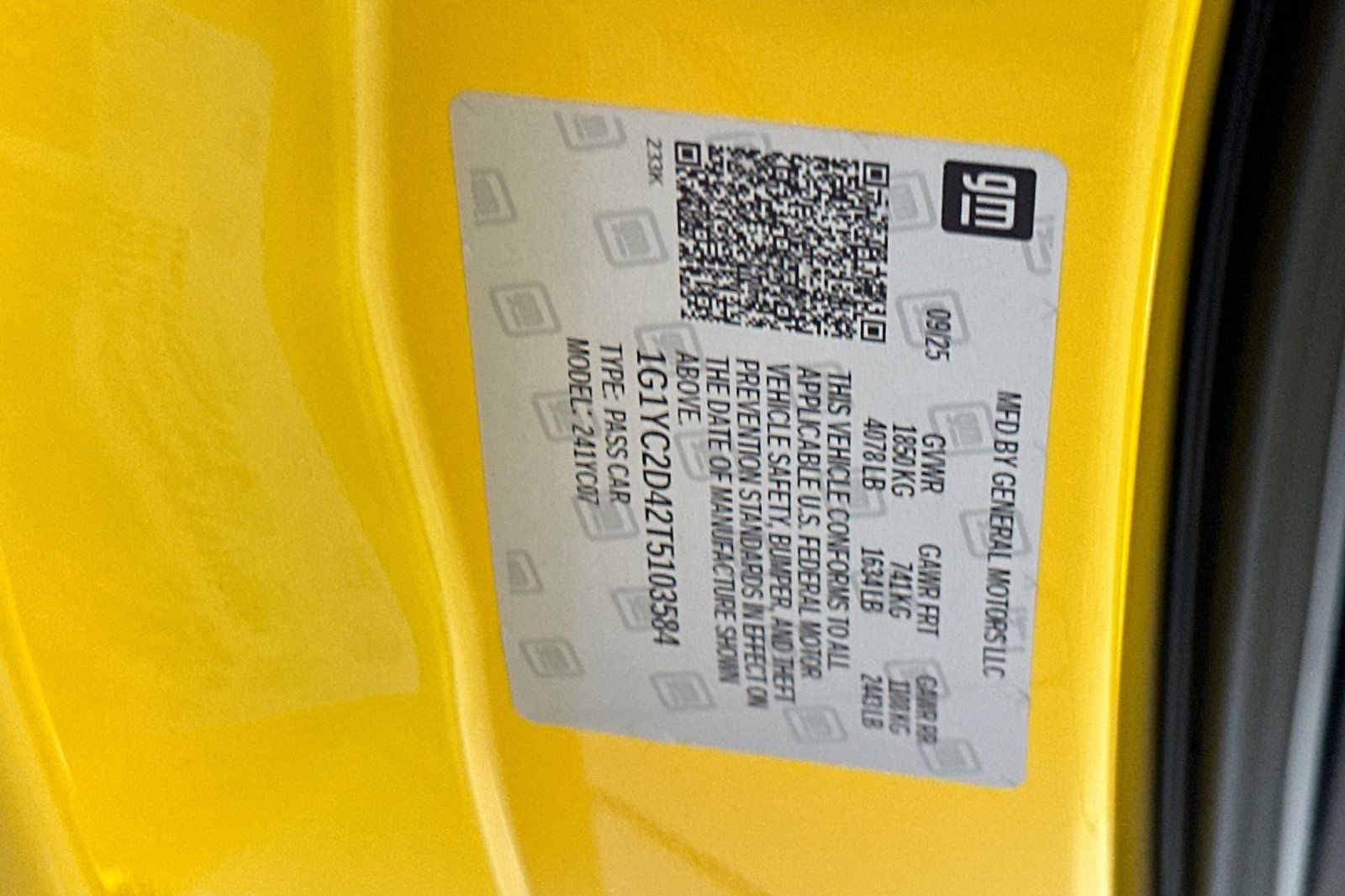 New 2026 Chevrolet Corvette Stingray Premium Cpe w/ Z51 Performance Package image 25