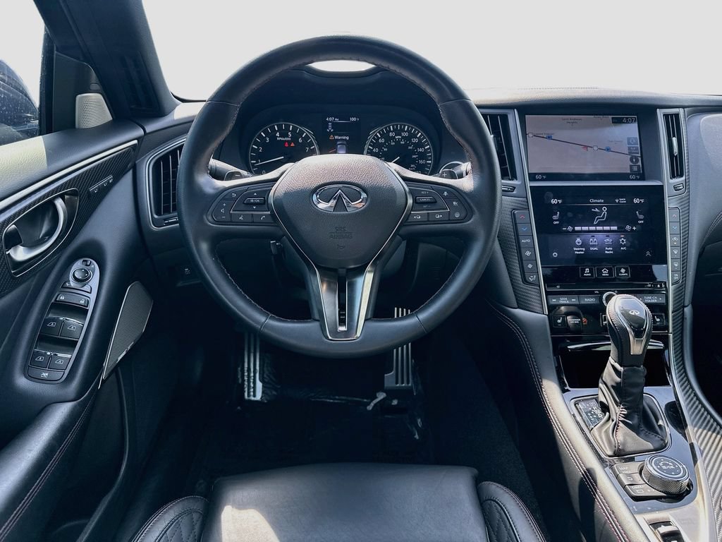 Used 2024 INFINITI Q50 Red Sport 400 w/ Black Opal Edition RWD image 23