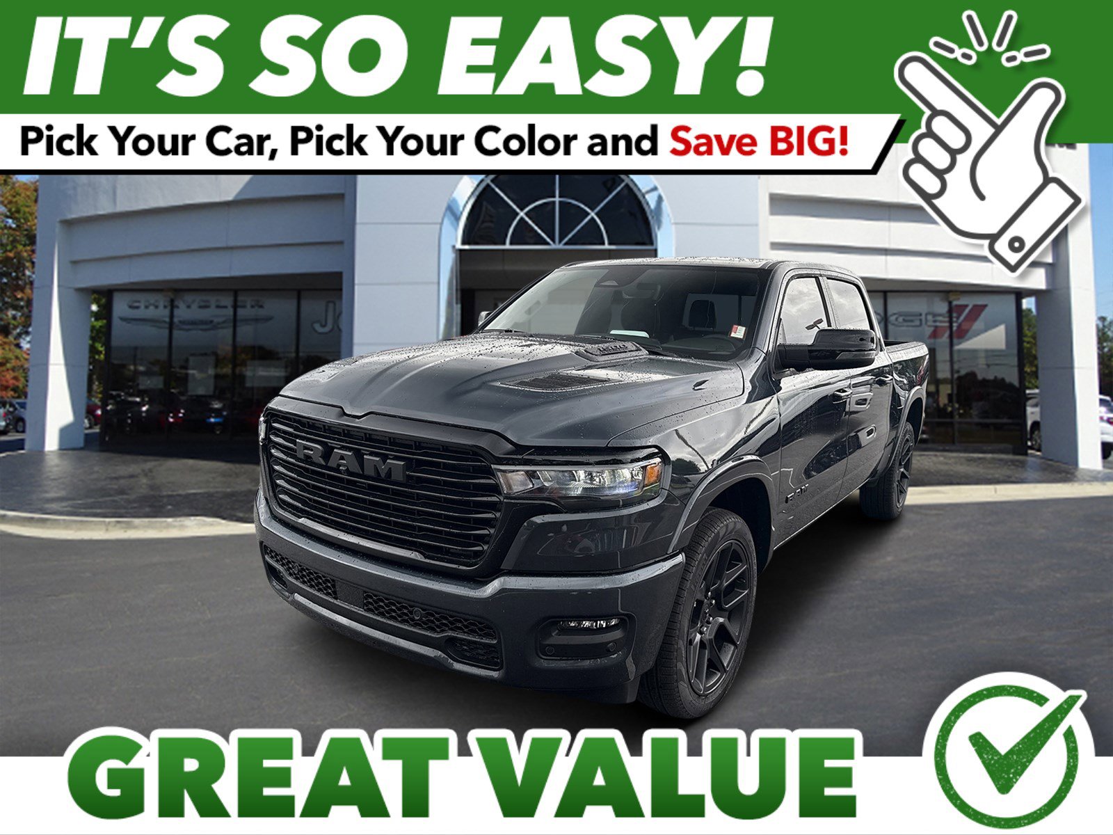 New 2026 RAM 1500 Laramie w/ Night Edition