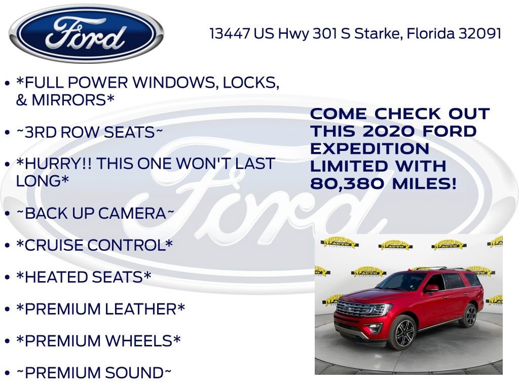 Certified 2020 Ford Expedition Limited w/ Special Edition Package image 12
