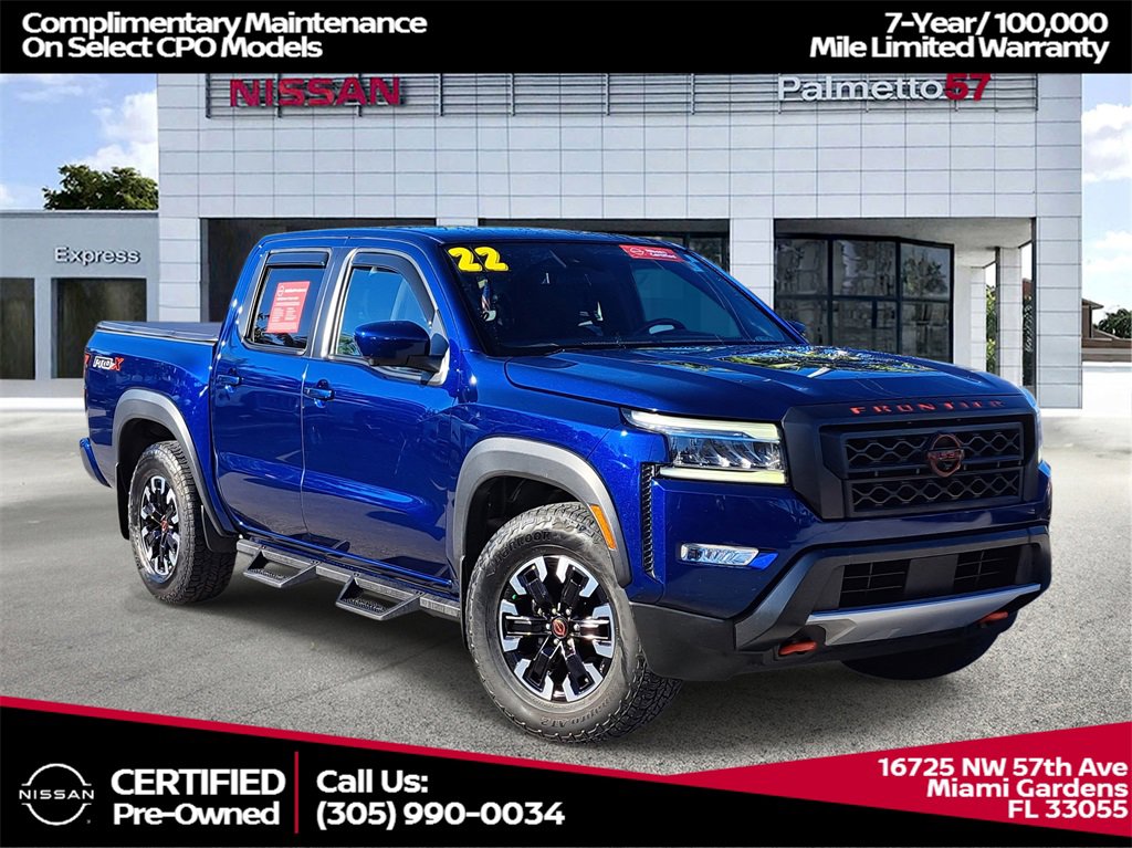 Certified 2022 Nissan Frontier Pro-X