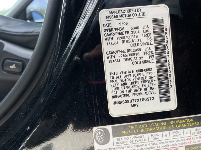 Used 2007 INFINITI FX35 2WD image 10