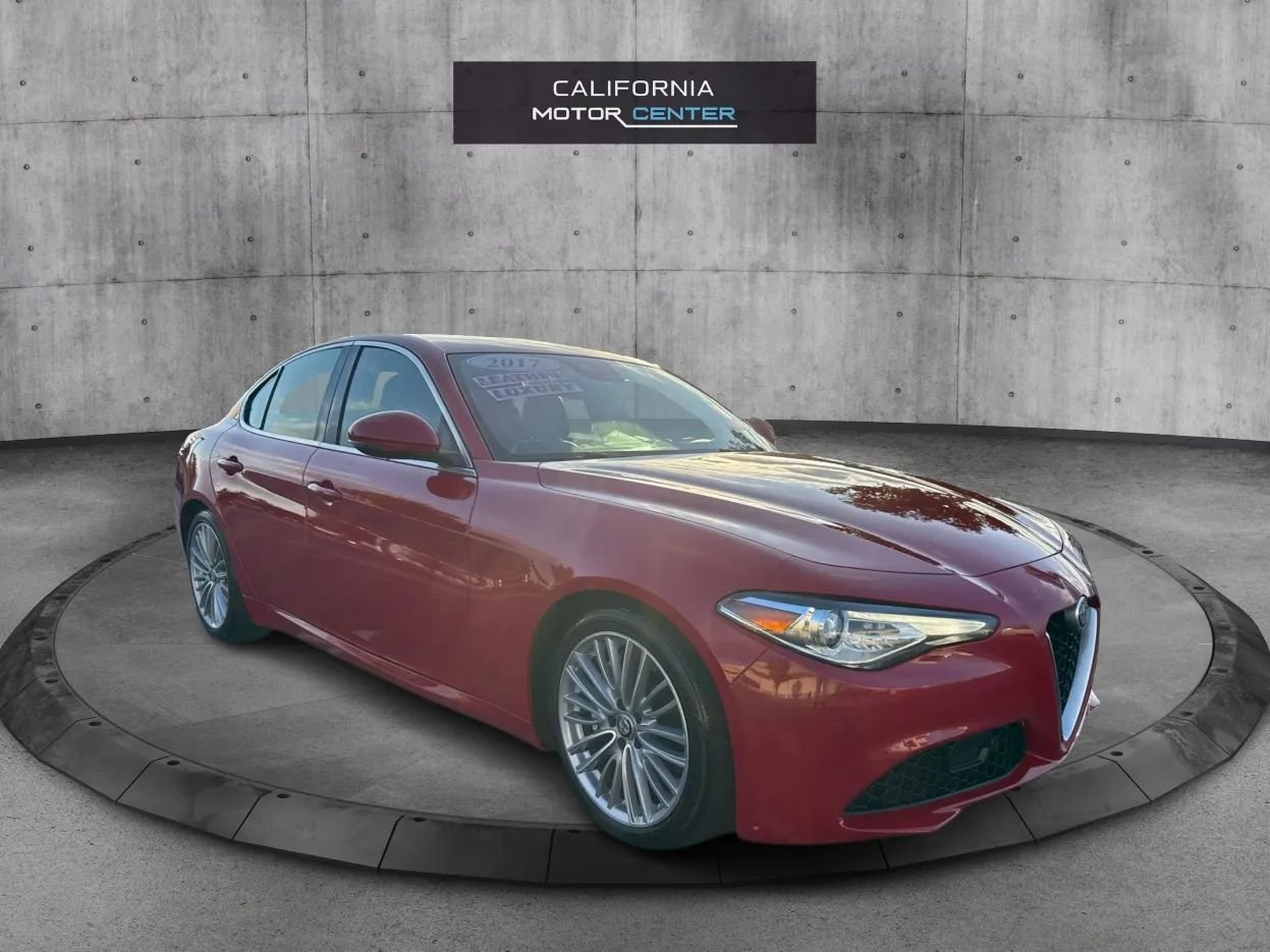 Used 2017 Alfa Romeo Giulia Ti w/ TI Lusso Light Wood Package RWD image 1