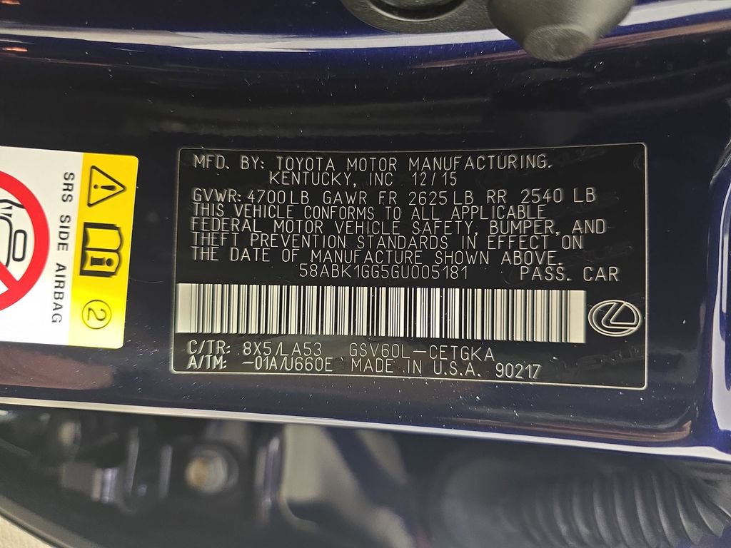Used 2016 Lexus ES 350 w/ Navigation System Package FWD image 33