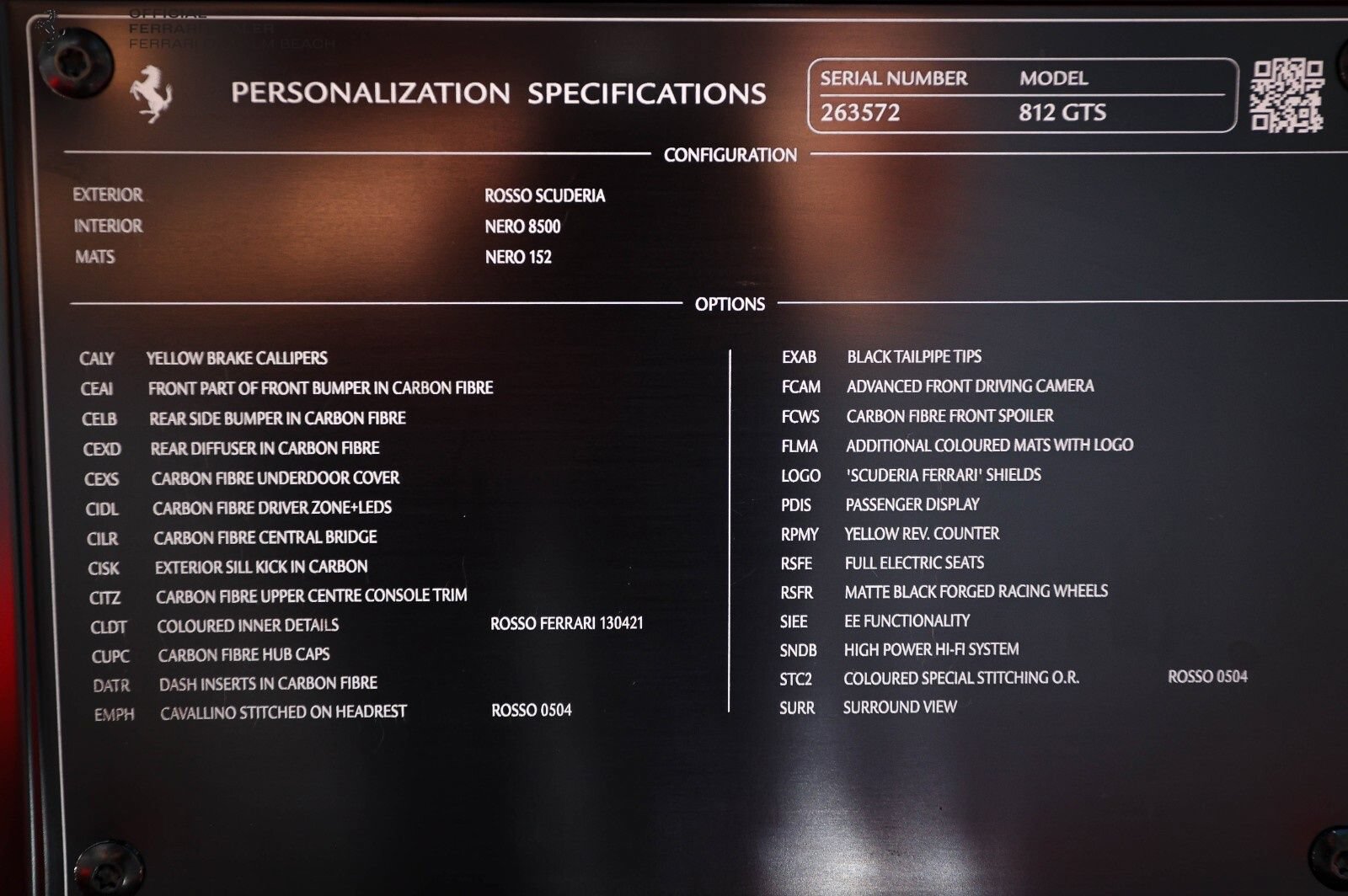 Certified 2021 Ferrari 812 GTS RWD image 62