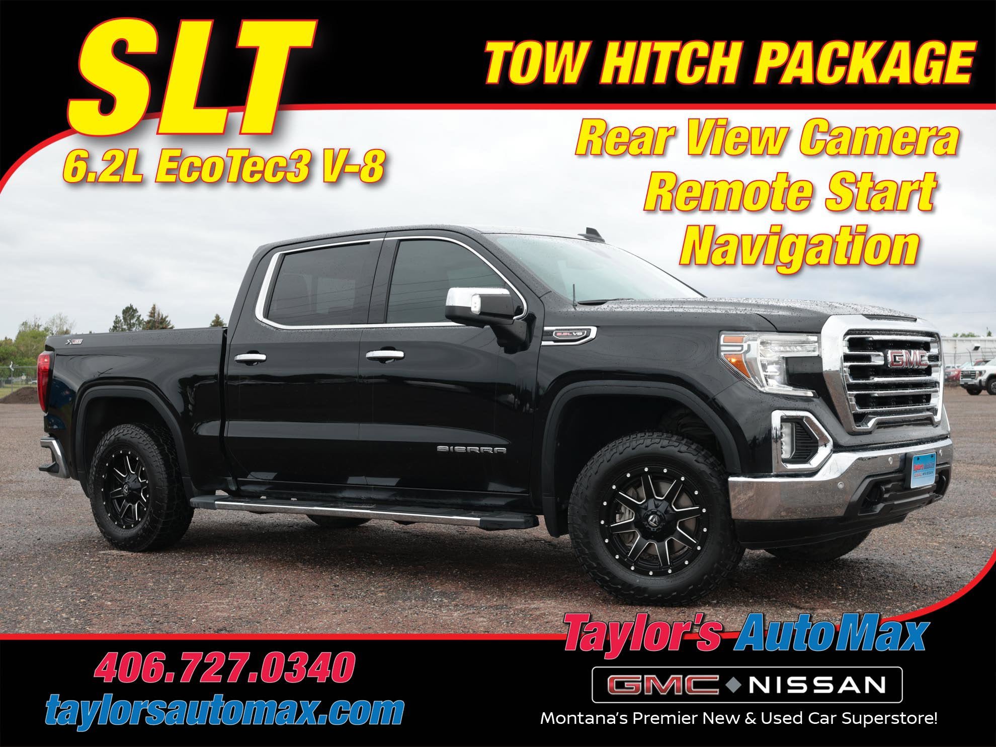 Used 2019 GMC Sierra 1500 SLT w/ SLT Premium Plus Package AWD/4WD image 1