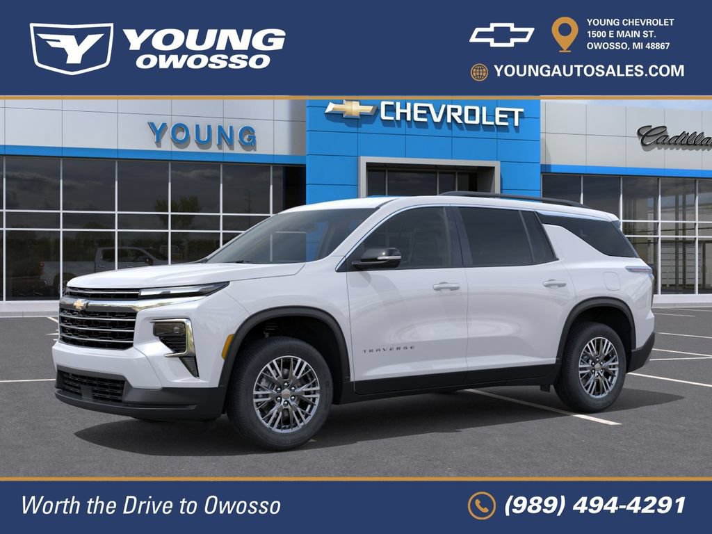 New 2026 Chevrolet Traverse LT w/ LPO, Floor Liner Package FWD image 2