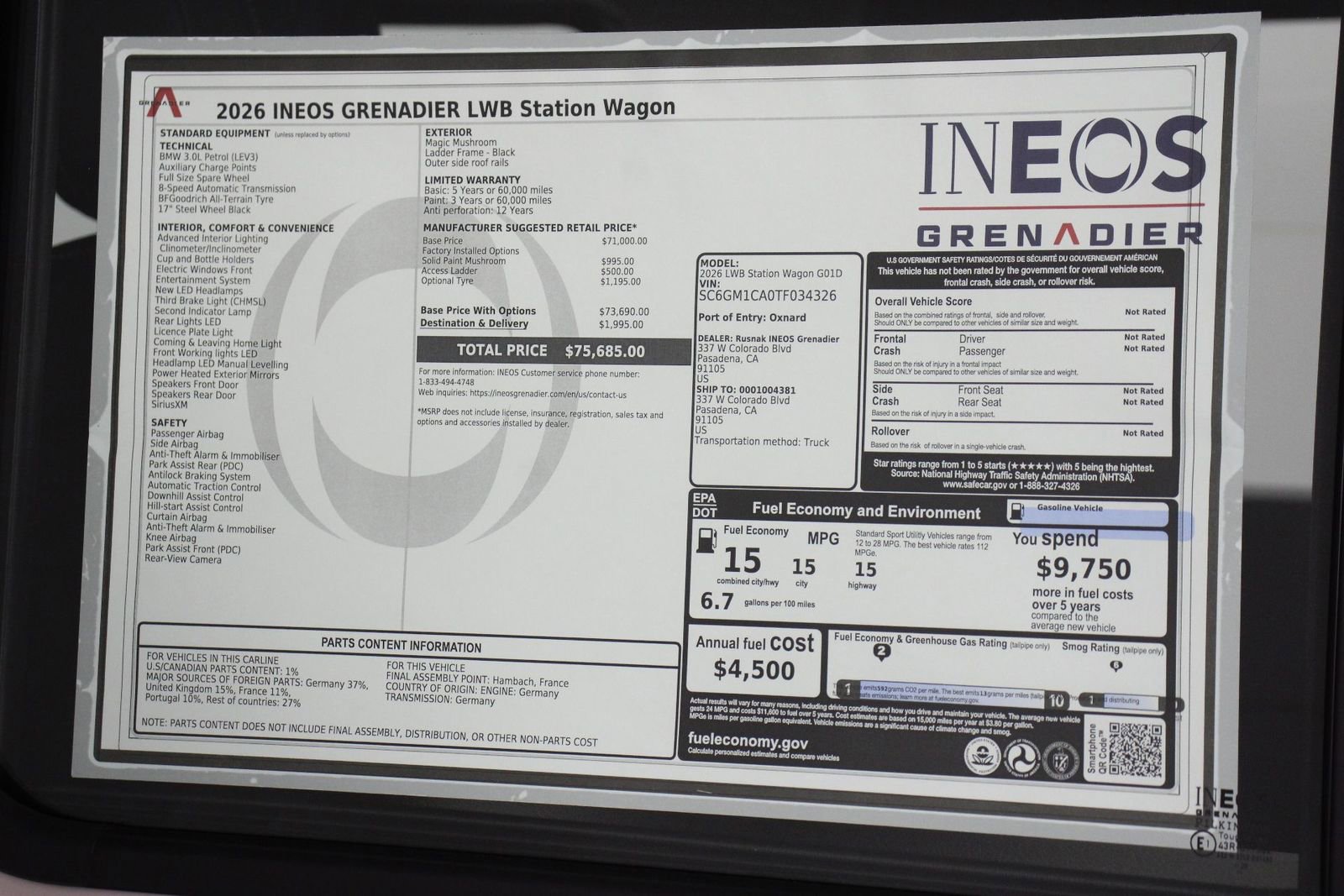 New 2026 INEOS Grenadier AWD/4WD image 22