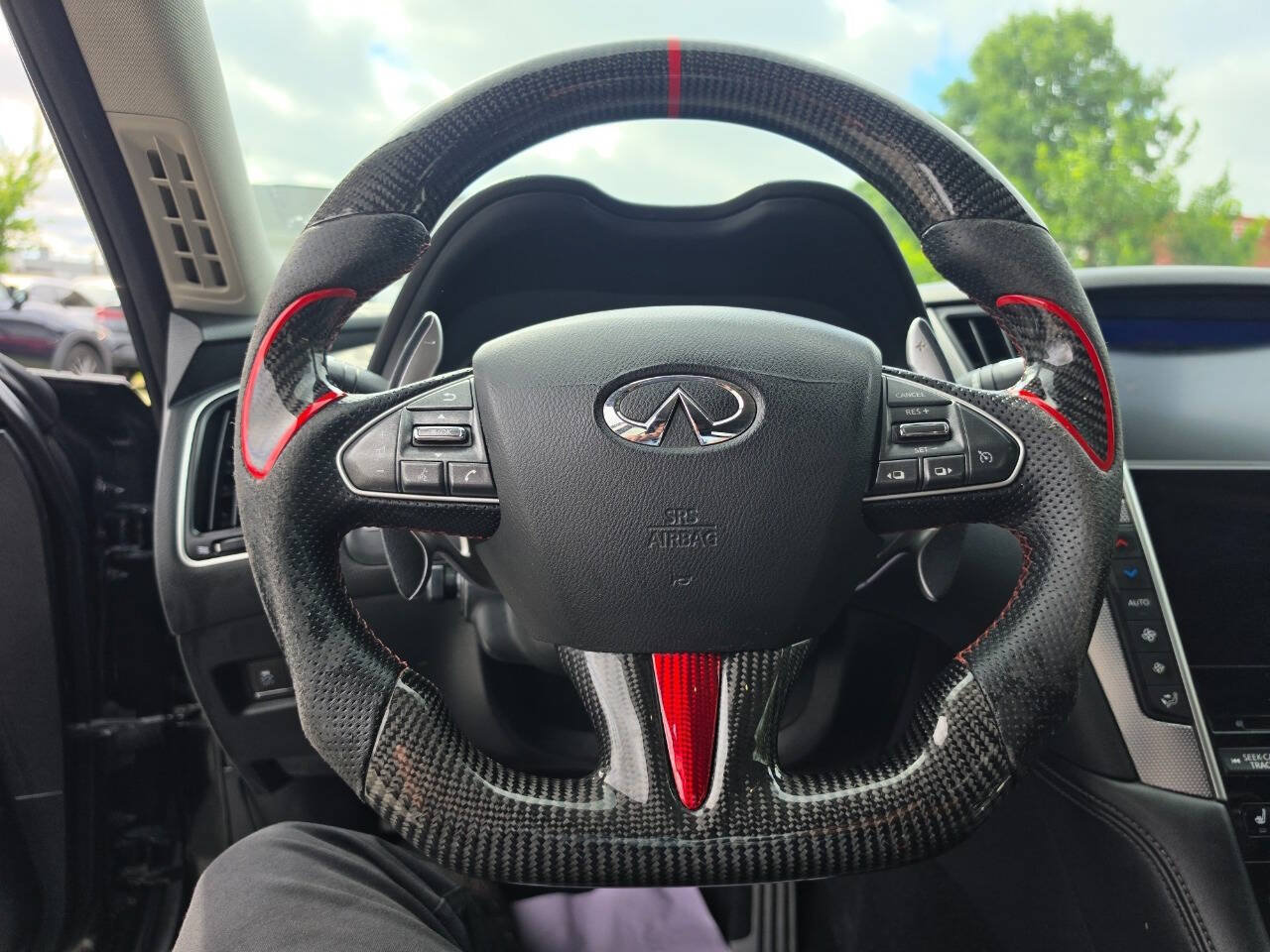 Used 2016 INFINITI Q50 Red Sport 400 AWD/4WD image 55
