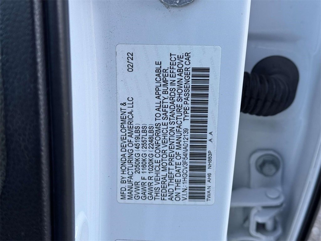 Certified 2022 Honda Accord EX-L image 17
