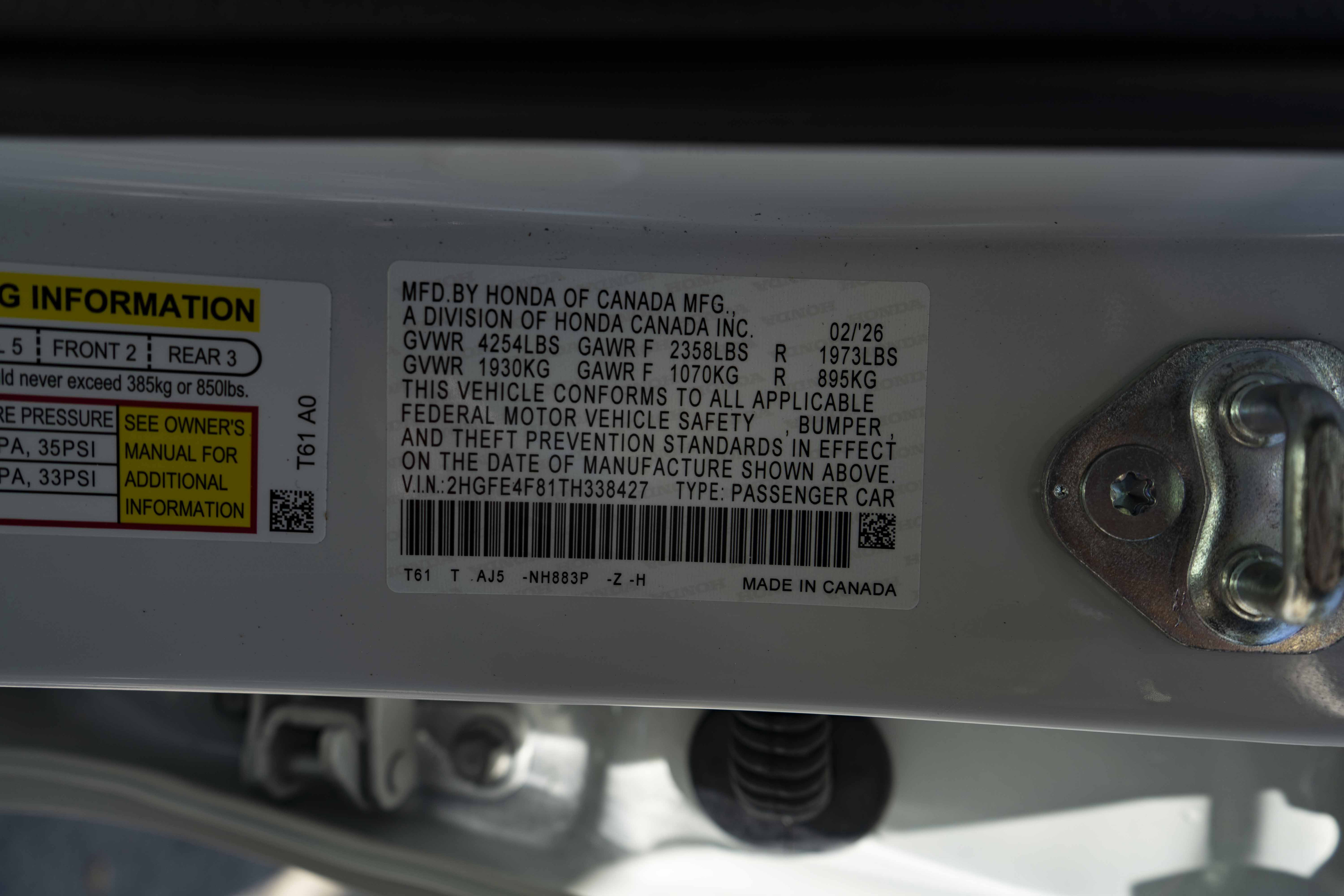 Used 2026 Honda Civic Sport Touring image 46