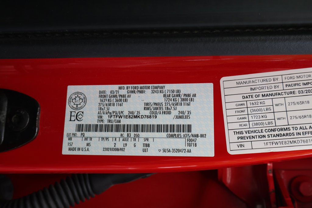 Used 2021 Ford F150 XLT w/ Equipment Group 302A High AWD/4WD image 51