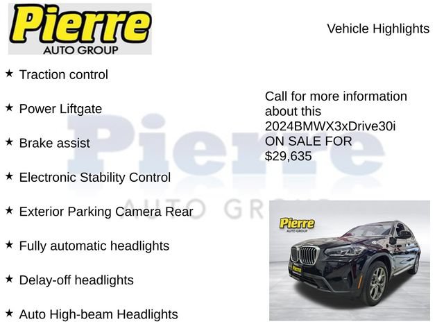 Used 2024 BMW X3 xDrive30i AWD/4WD image 13