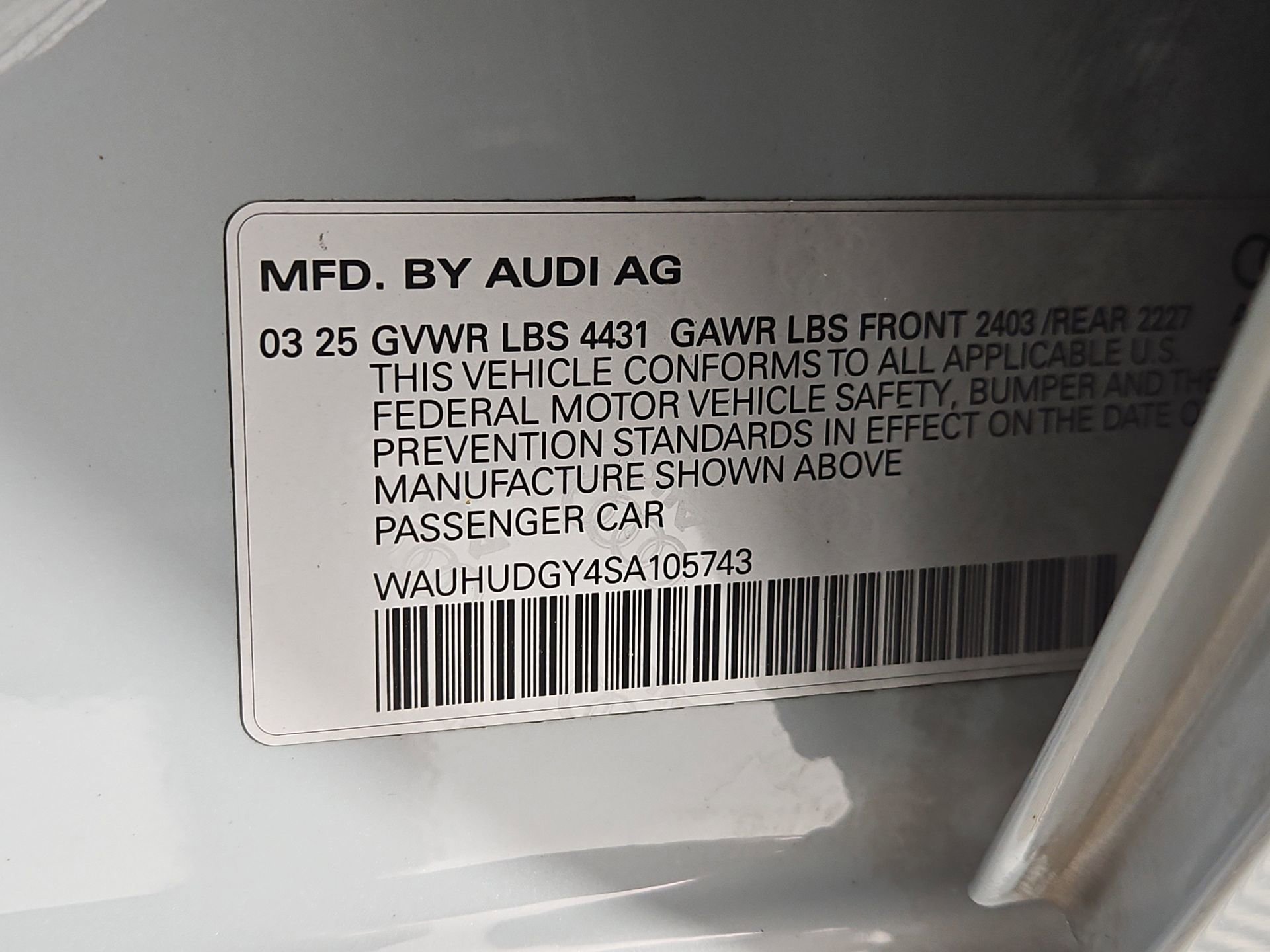 Certified 2025 Audi A3 2.0T Premium Plus w/ Premium Plus Package image 45