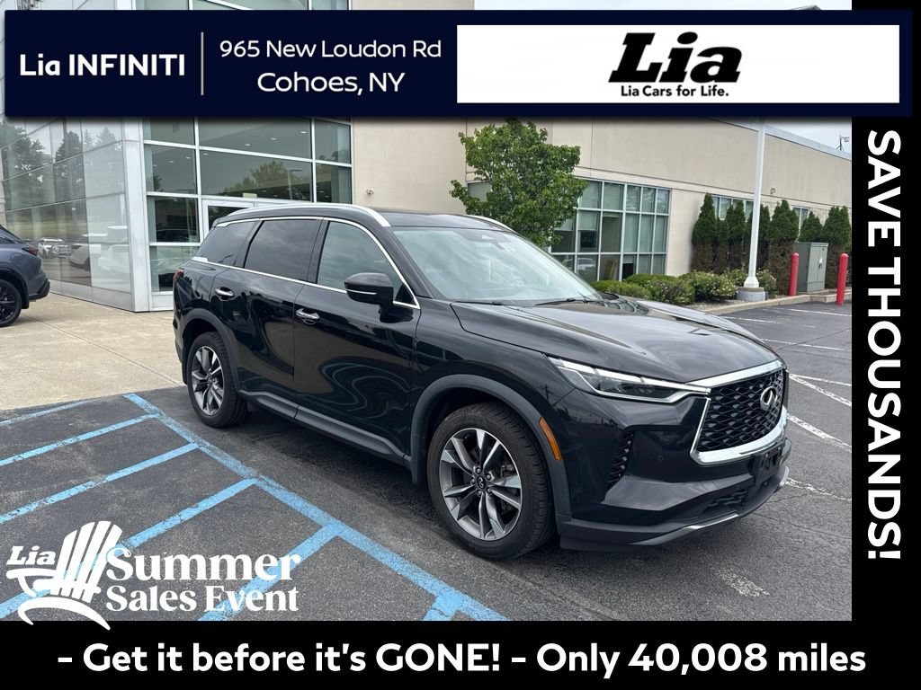 Certified 2022 INFINITI QX60 Luxe w/ Cargo Package