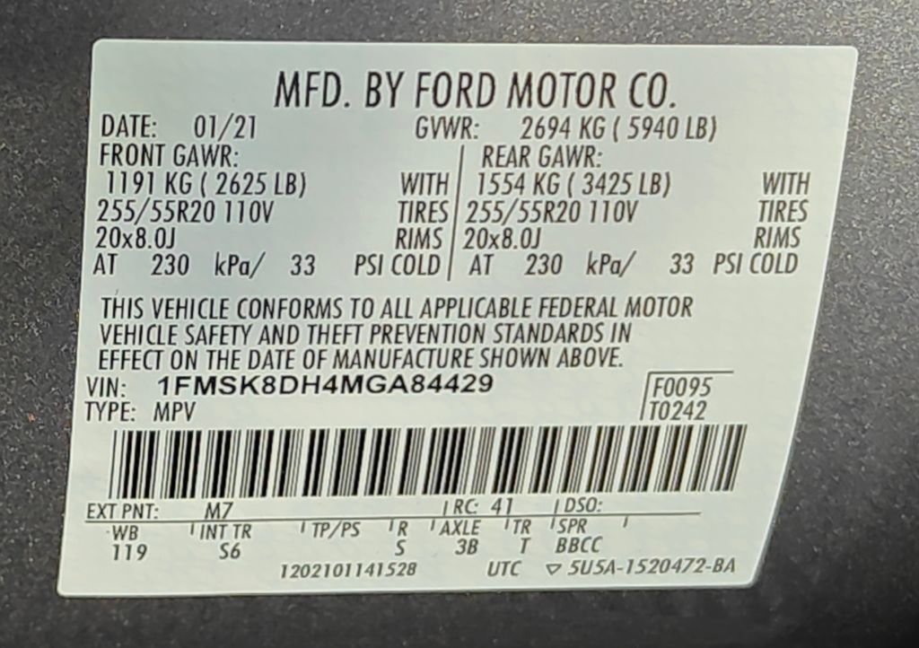 Used 2021 Ford Explorer XLT w/ Equipment Group 202A image 65