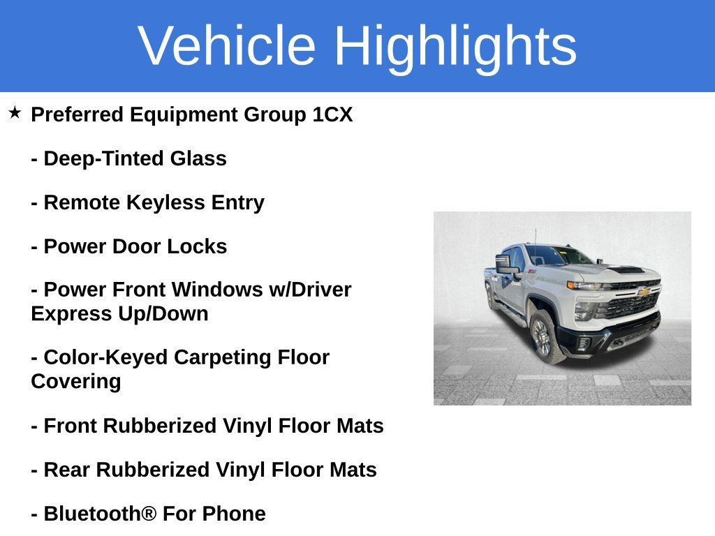 Certified 2024 Chevrolet Silverado 2500 Custom w/ Custom Value Package AWD/4WD image 4