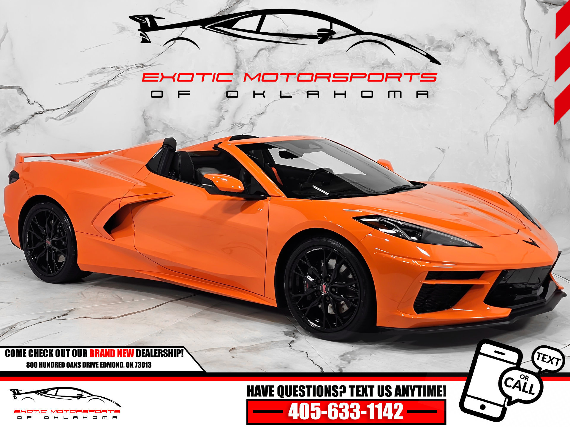 Used 2024 Chevrolet Corvette Stingray Premium Conv w/ Z51 Performance Package RWD image 1