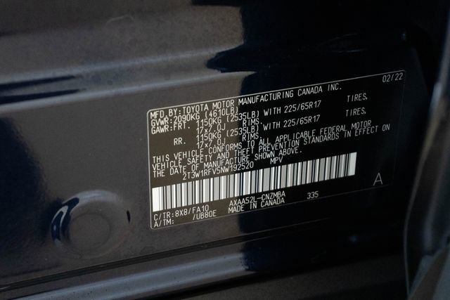 Used 2022 Toyota RAV4 XLE w/ Convenience Package FWD image 35