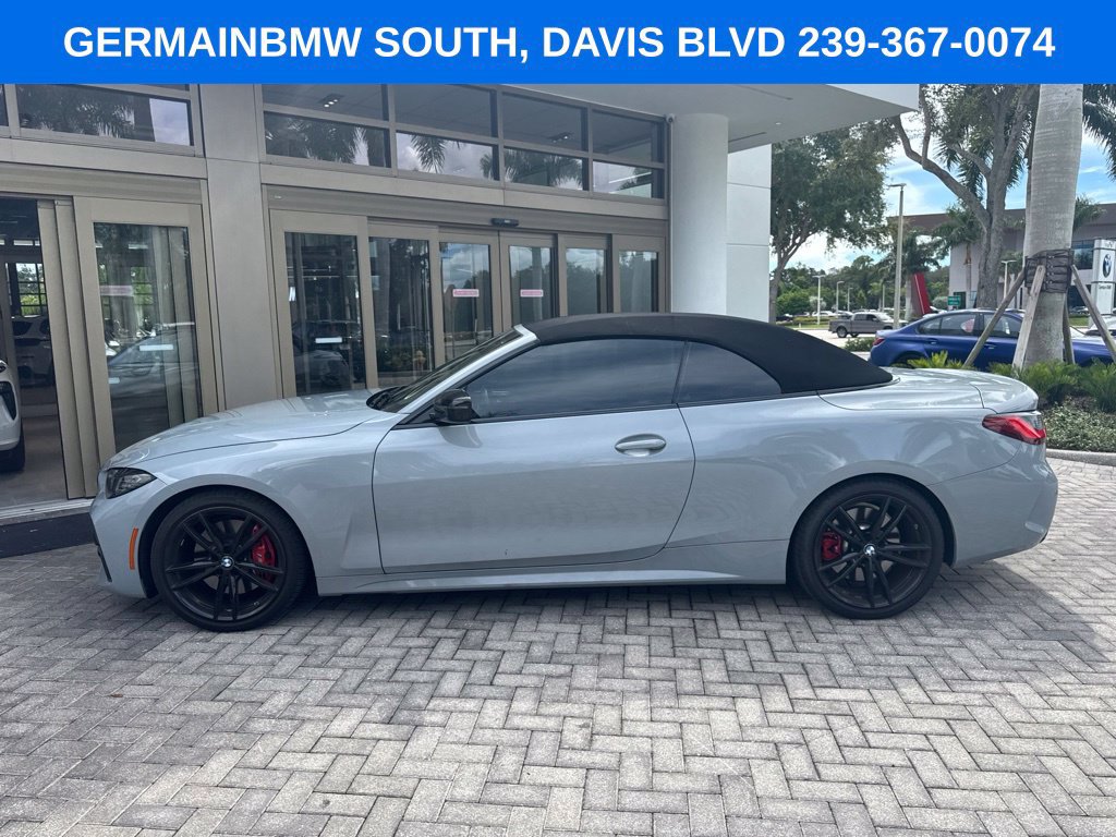 Certified 2024 BMW M440i Convertible w/ Shadowloine Package RWD image 3