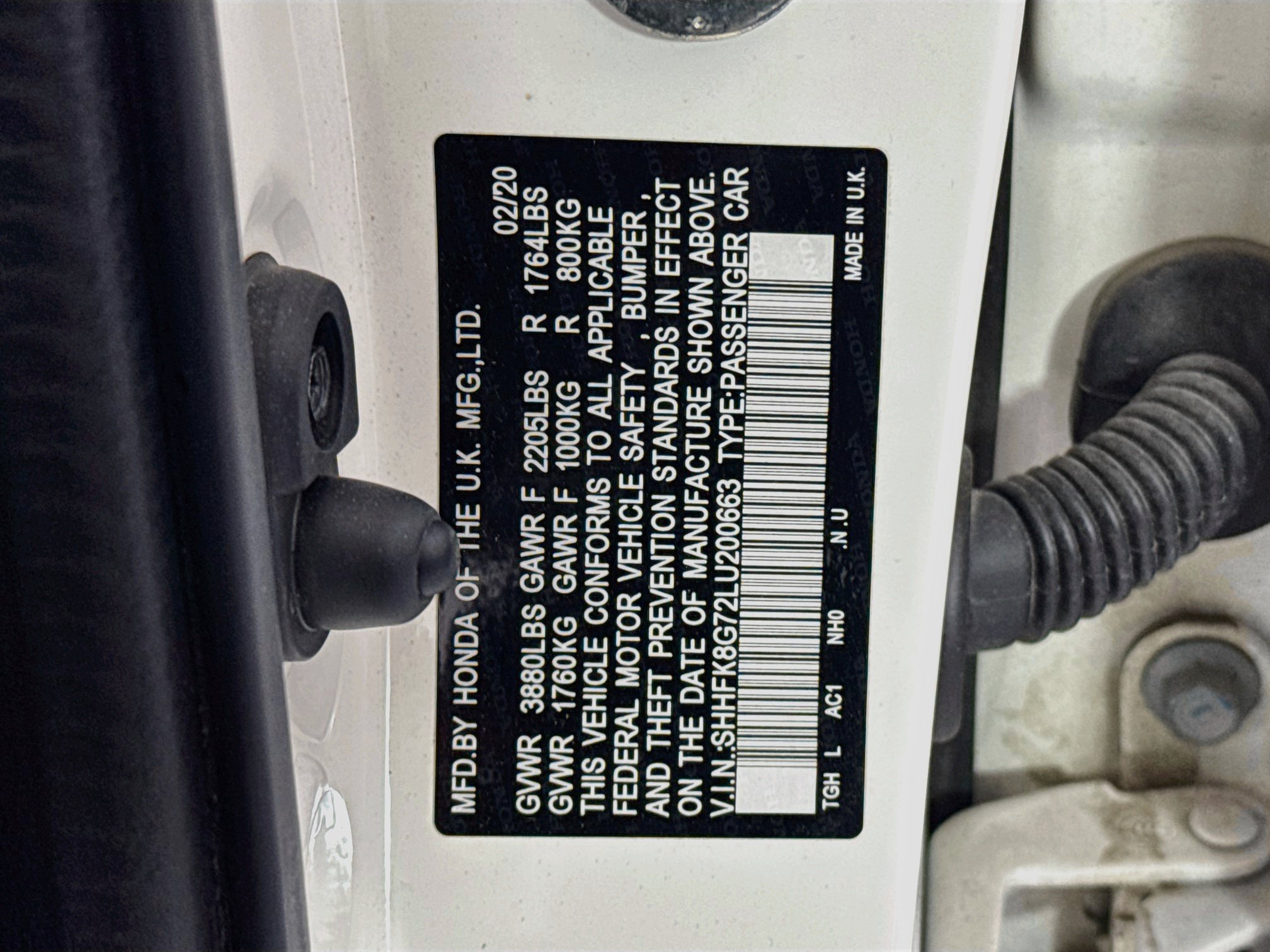Certified 2020 Honda Civic Type R image 31