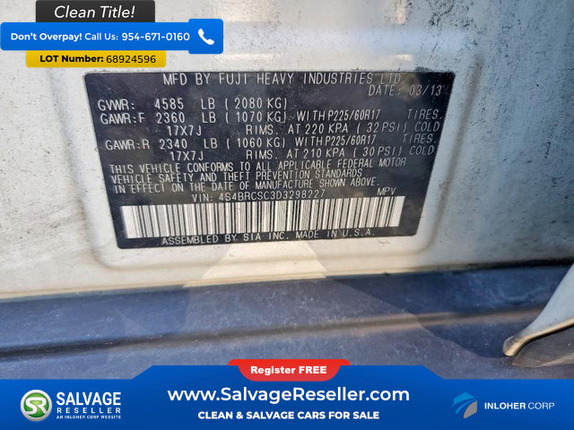 Used 2013 Subaru Outback 2.5i Limited AWD/4WD image 17