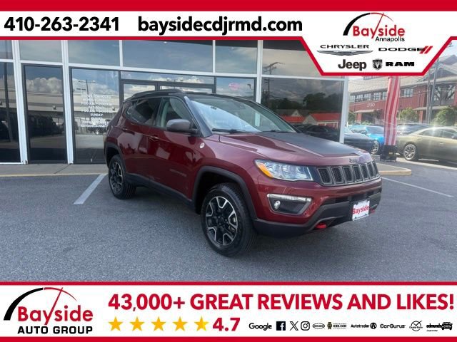 Used 2021 Jeep Compass Trailhawk AWD/4WD image 1