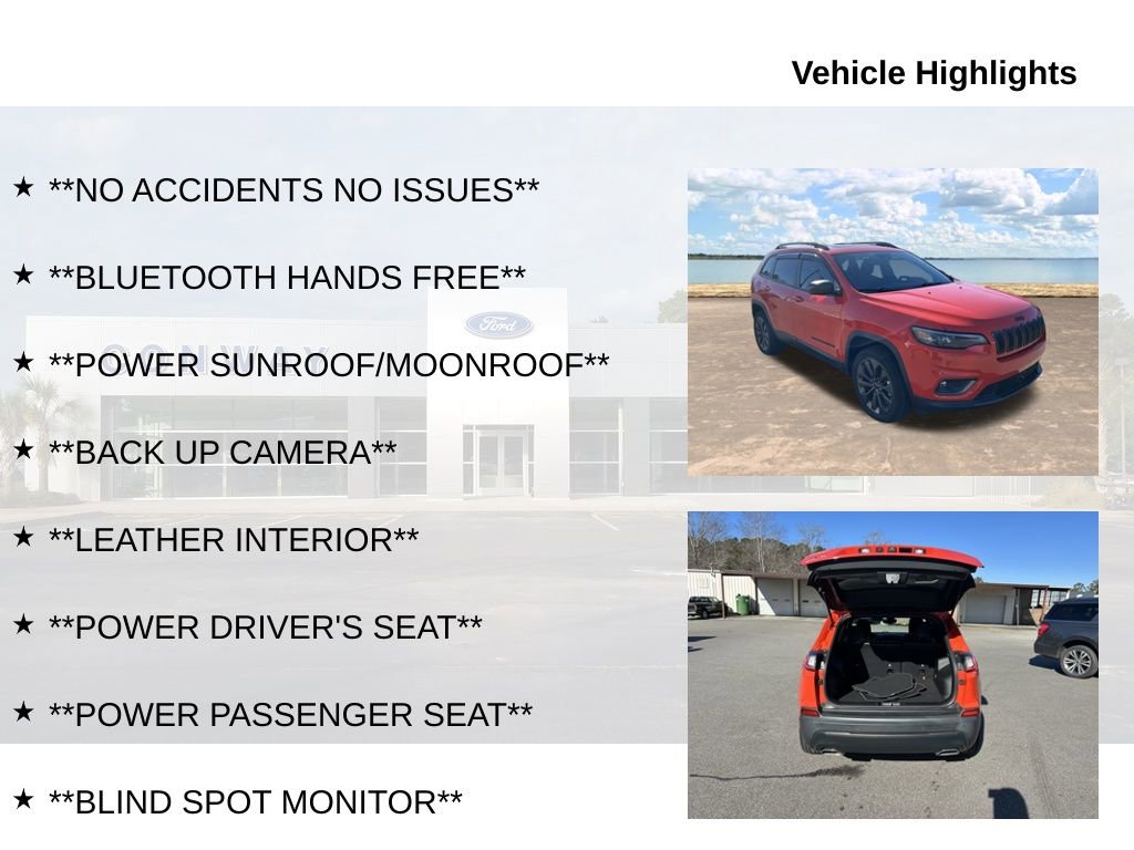 Used 2021 Jeep Cherokee Latitude Lux 80th Anniv w/ Quick Order Package 26U 80TH image 6