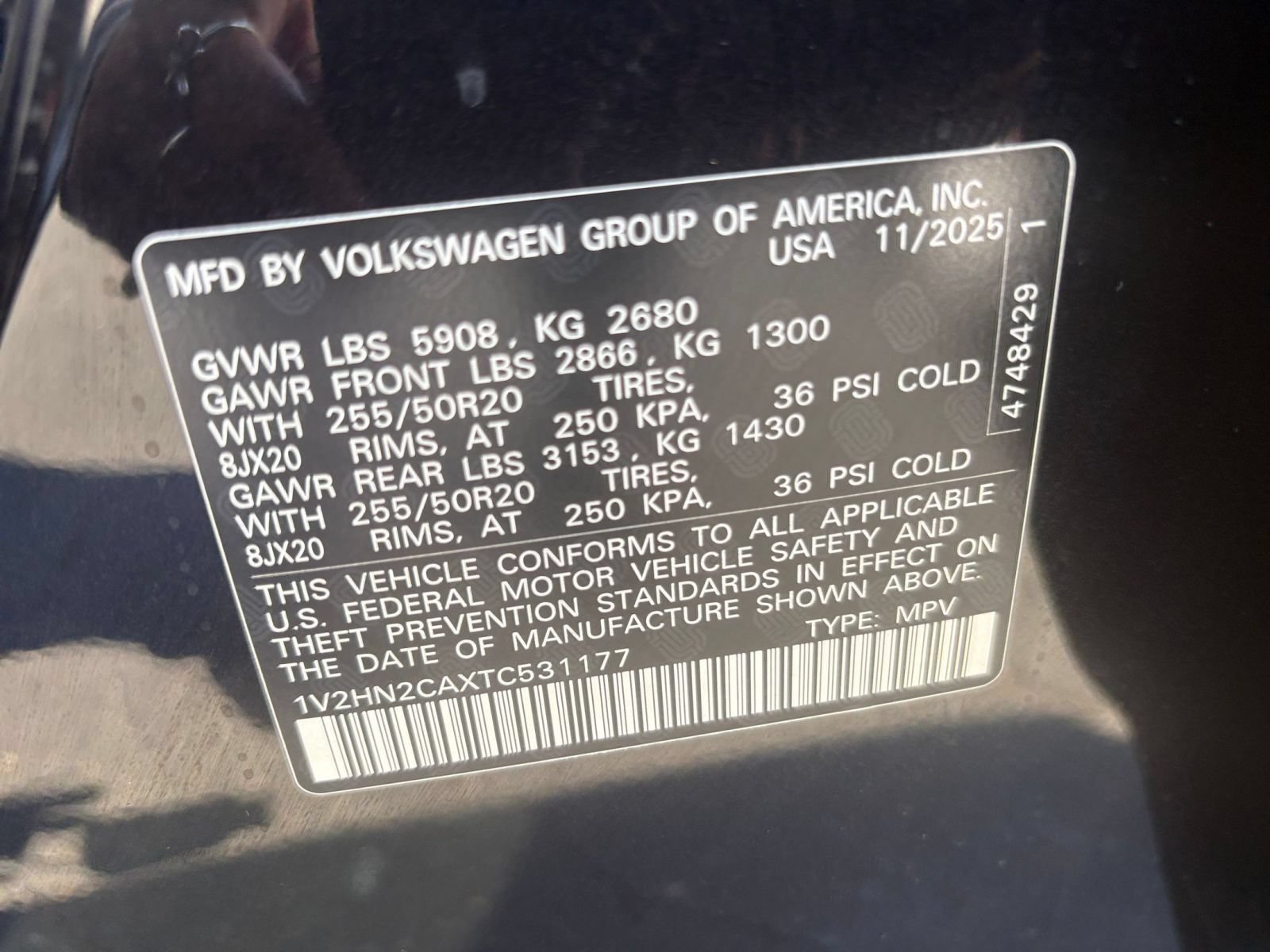 Used 2026 Volkswagen Atlas SE AWD/4WD image 32