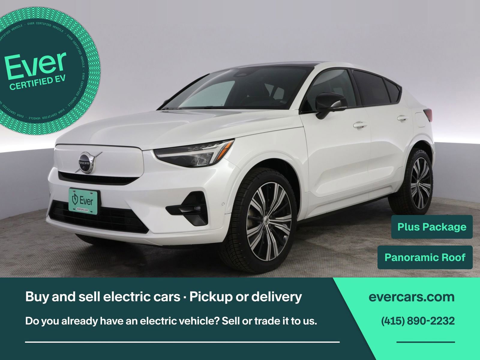 Used 2023 Volvo C40 P8 Recharge Plus