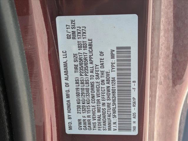 Used 2017 Honda Odyssey EX-L image 15