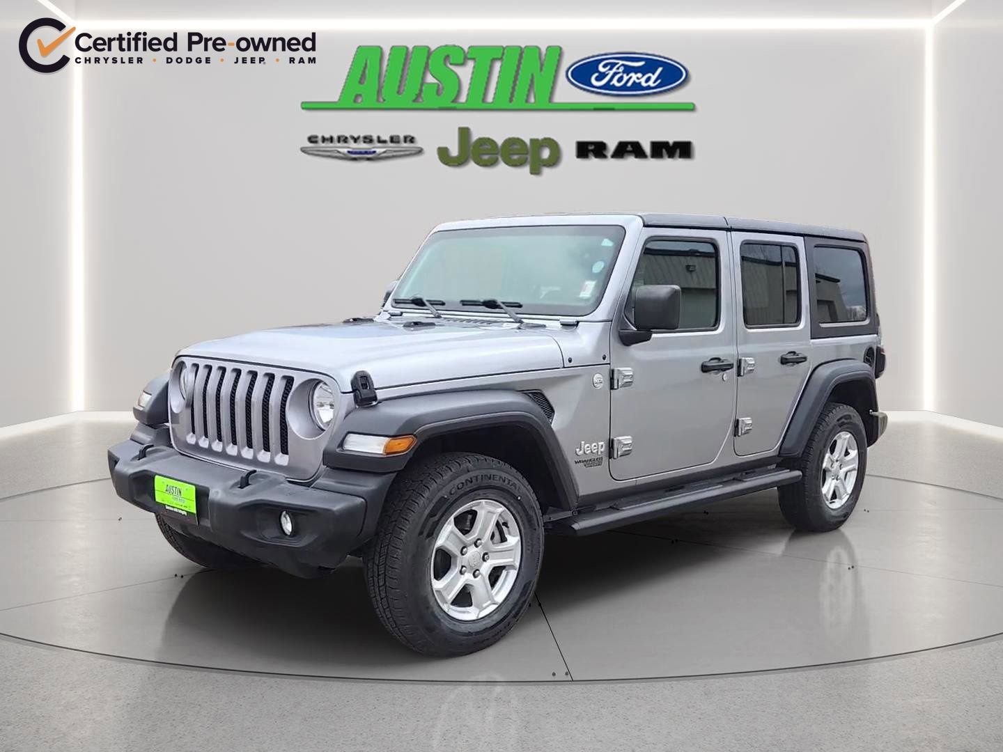 Certified 2018 Jeep Wrangler Unlimited Sport S
